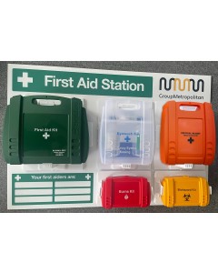 Branded Fully Stocked High-Risk First Aid Stations